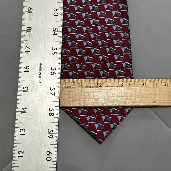 LA Philharmonic Exclusive Men’s Silk Tie Modern Art Deco Music Hall Design 59.5" - Picture 8 of 8